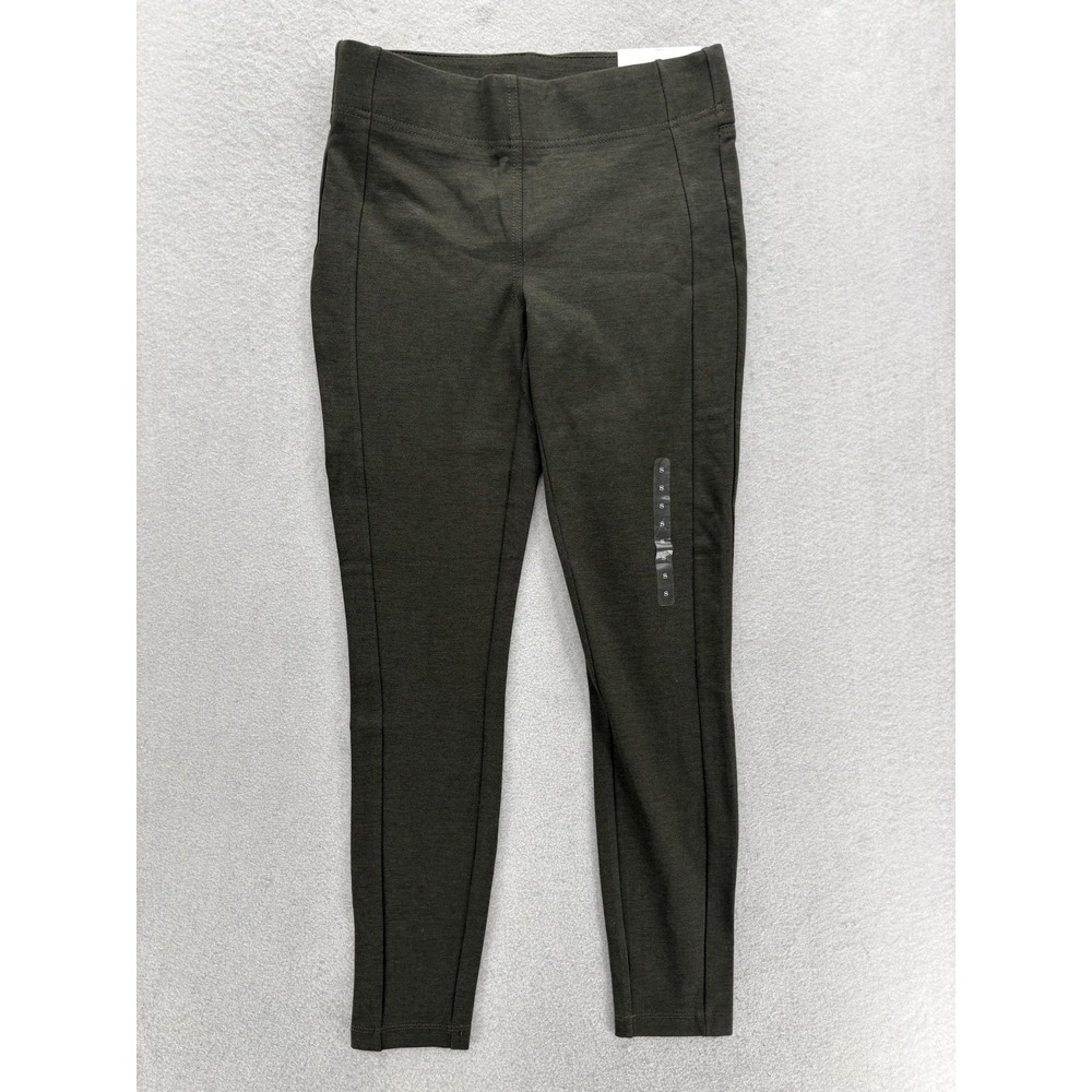 LOFT Outlet Leggings Womens S Green Ankle Knit Pull On Stretch Casual Yoga NWT